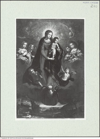 Vorderseite von Sopr. BAS ROMA [https://www.deutsche-digitale-bibliothek.de/content/lizenzen/rv-ez/] Maria Immaculata - , bh466744_recto. Foto.