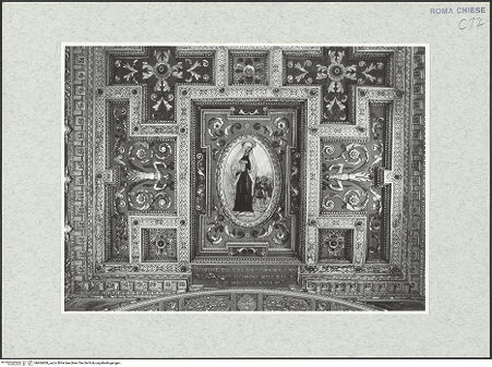 Vorderseite von Sopr. BAS ROMA [https://www.deutsche-digitale-bibliothek.de/content/lizenzen/rv-ez/] Die heilige Francesca Romana mit dem Schutzengel - , bh466869_recto. Foto.