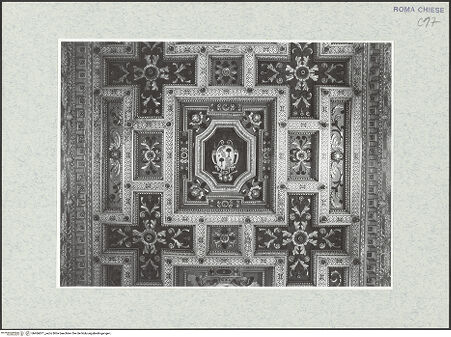 Vorderseite von Sopr. BAS ROMA [https://www.deutsche-digitale-bibliothek.de/content/lizenzen/rv-ez/] Detail: Wappen des Olivetanerordens, bh466871_recto. Foto.