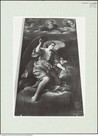 Vorderseite von Sopr. BAS ROMA [https://www.deutsche-digitale-bibliothek.de/content/lizenzen/rv-ez/] Verkündigung - , bh467208_recto. Foto.