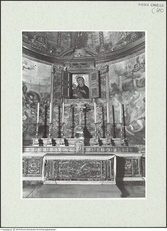 Vorderseite von Sopr. BAS ROMA [https://www.deutsche-digitale-bibliothek.de/content/lizenzen/rv-ez/] Hochaltar - , bh467238_recto. Foto.