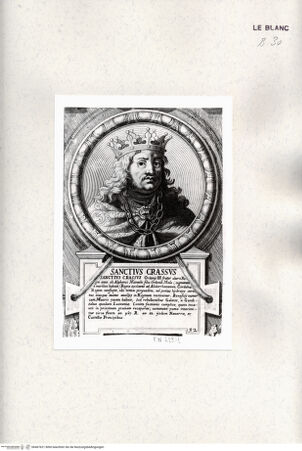 Vorderseite von Istituto Nazionale per la Grafica [http://creativecommons.org/publicdomain/mark/1.0/] Heroicas Regum Hispaniarum Imagines ab Ataulpho ad Carolum II. (...)Tafel 52: Sanctius Crassus - , bh467621. Foto.