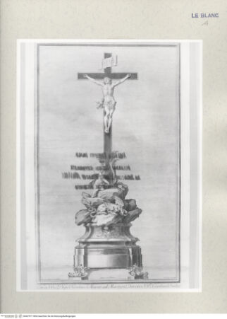 Vorderseite von Istituto Nazionale per la Grafica [http://creativecommons.org/publicdomain/mark/1.0/] Silbernes Kruzifix - , bh467971. Foto.