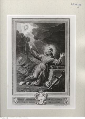 Vorderseite von Istituto Nazionale per la Grafica [http://creativecommons.org/publicdomain/mark/1.0/] Die Stigmatisierung des heiligen Franz - , bh467976. Foto.