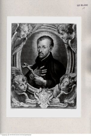 Vorderseite von Istituto Nazionale per la Grafica [http://creativecommons.org/publicdomain/mark/1.0/] Bildnis des heiligen Franz Regis - , bh467980. Foto.