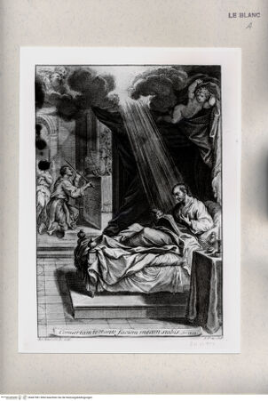 Vorderseite von Istituto Nazionale per la Grafica [http://creativecommons.org/publicdomain/mark/1.0/] Vida Chronologica de S. Ignacio de Loyola1. BuchGegenüber S. 1: Ignatius von Loyola: Bekehrung durch fromme Lektüre - , bh467981. Foto.