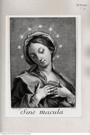 Vorderseite von Istituto Nazionale per la Grafica [http://creativecommons.org/publicdomain/mark/1.0/] Immaculata - , bh467986. Foto.