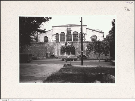 Vorderseite von Brenk [https://rightsstatements.org/page/CNE/1.0/] Panagia Acheiropoiitos - Fassade, bh468025_recto. Foto.