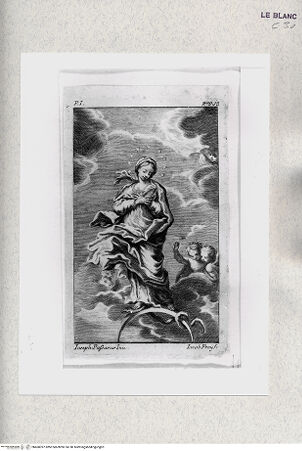 Vorderseite von Istituto Nazionale per la Grafica [http://creativecommons.org/publicdomain/mark/1.0/] Immaculata auf der Mondsichel - , bh468397. Foto.