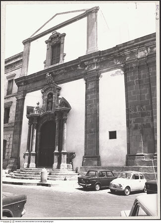 Vorderseite von Bibliotheca Hertziana [https://www.deutsche-digitale-bibliothek.de/content/lizenzen/rv-fz/] San Francesco d'Assisi - Fassade von Südwesten, bh468606_recto. Foto: Savio, Oscar.