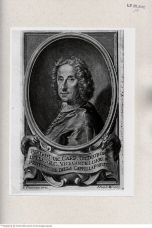 Vorderseite von Istituto Nazionale per la Grafica [http://creativecommons.org/publicdomain/mark/1.0/] Bildnis des Kardinals Ottoboni - , bh468761. Foto.