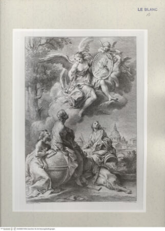 Vorderseite von Istituto Nazionale per la Grafica [http://creativecommons.org/publicdomain/mark/1.0/] Allegorie auf den Papst Benedikt XIV. - , bh468829. Foto.
