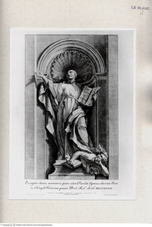 Vorderseite von Istituto Nazionale per la Grafica [http://creativecommons.org/publicdomain/mark/1.0/] Der heilige Ignatius von Loyola - , bh468831. Foto.