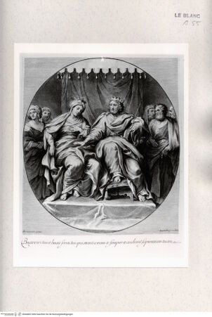 Vorderseite von Istituto Nazionale per la Grafica [http://creativecommons.org/publicdomain/mark/1.0/] Szenen aus dem Alten TestamentSalomon und die Königin von Saba - , bh468832. Foto.