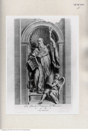 Vorderseite von Istituto Nazionale per la Grafica [http://creativecommons.org/publicdomain/mark/1.0/] Der heilige Benedikt - , bh468837. Foto.