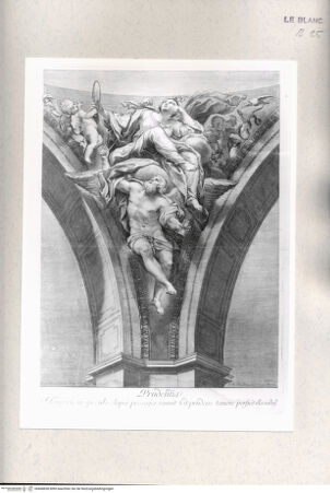 Vorderseite von Istituto Nazionale per la Grafica [http://creativecommons.org/publicdomain/mark/1.0/] Die Vier Kardinaltugenden: Prudentia, Justitia, Fortitudo, TemperantiaPrudentia - , bh468838. Foto.