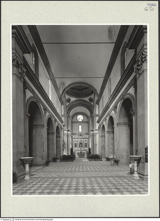 Vorderseite von Lieberman, Ralph [https://www.deutsche-digitale-bibliothek.de/content/lizenzen/rv-ez/] Santissima Annunziata - Blick in Richtung Presbyterium, bh468948_recto. Foto: Lieberman, Ralph.