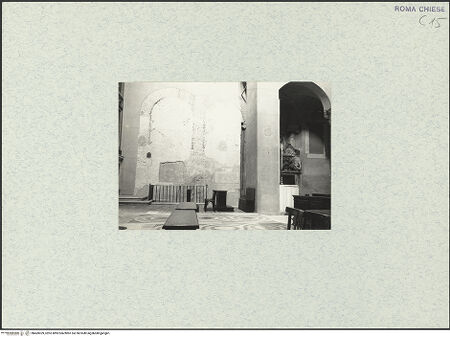 Vorderseite von unbekannt [https://www.deutsche-digitale-bibliothek.de/content/lizenzen/rv-fz/] Santi Quattro Coronati - Nördliches Transept, bh469029_recto. Foto.