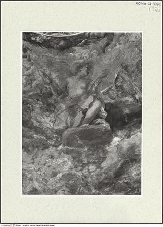 Vorderseite von Sopr. BAS ROMA [https://www.deutsche-digitale-bibliothek.de/content/lizenzen/rv-ez/] Christus zur Rechten Gottvaters in der Engelsglorie - Detail: Cello spielender Engel, bh469467_recto. Foto.