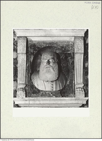 Vorderseite von Sopr. BAS ROMA [https://www.deutsche-digitale-bibliothek.de/content/lizenzen/rv-ez/] Porträtbüste des Pietro Corso - , bh469481_recto. Foto.