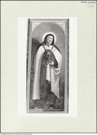 Vorderseite von Sopr. BAS ROMA [https://www.deutsche-digitale-bibliothek.de/content/lizenzen/rv-ez/] HeiligenzyklusDie heilige Theresa - , bh469916_recto. Foto.