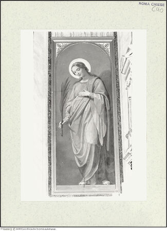 Vorderseite von Sopr. BAS ROMA [https://www.deutsche-digitale-bibliothek.de/content/lizenzen/rv-ez/] HeiligenzyklusDie heilige Sophia - , bh469925_recto. Foto.