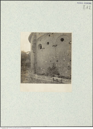 Vorderseite von Corbett, Spencer [https://www.deutsche-digitale-bibliothek.de/content/lizenzen/rv-ez/] Santo Stefano Rotondo - Südwestlicher Sektor aus Südwesten, bh470274_recto. Foto: Corbett, Spencer.