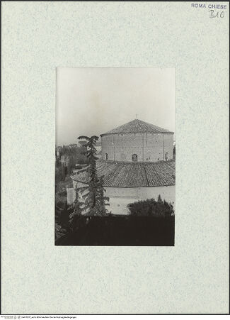 Vorderseite von unbekannt [https://www.deutsche-digitale-bibliothek.de/content/lizenzen/rv-fz/] Santo Stefano Rotondo - Nordöstlicher Sektor aus Norden, bh470292_recto. Foto.