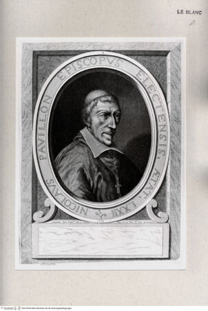 Vorderseite von Istituto Nazionale per la Grafica [http://creativecommons.org/publicdomain/mark/1.0/] Nicolas Pavillon, Bischof von Aleth - , bh470349. Foto.