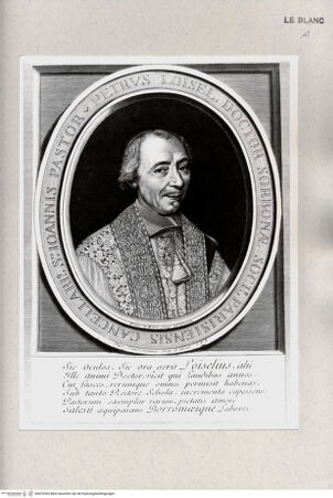 Vorderseite von Istituto Nazionale per la Grafica [http://creativecommons.org/publicdomain/mark/1.0/] Der Kleriker und Gelehrte Pierre Loisel - , bh470353. Foto.