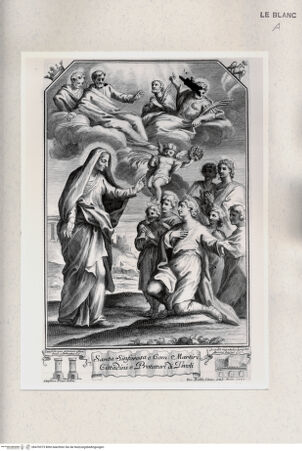 Vorderseite von Istituto Nazionale per la Grafica [http://creativecommons.org/publicdomain/mark/1.0/] Die heilige Symphorosa von Tivoli - , bh470373. Foto.