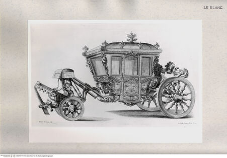 Vorderseite von Istituto Nazionale per la Grafica [http://creativecommons.org/publicdomain/mark/1.0/] Folge von PrunkkarossenPrunkkarosse, Seitenansicht - , bh470379. Foto.