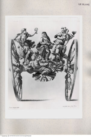 Vorderseite von Istituto Nazionale per la Grafica [http://creativecommons.org/publicdomain/mark/1.0/] Folge von PrunkkarossenPrunkkarosse, Detailansicht der rückwärtigen Räder und Achse - , bh470380. Foto.