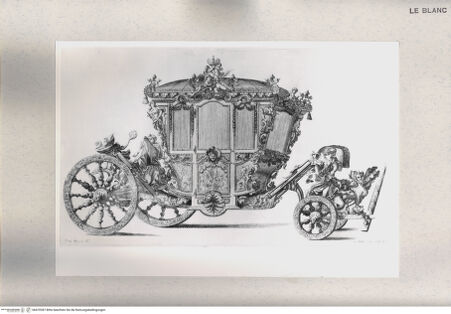 Vorderseite von Istituto Nazionale per la Grafica [http://creativecommons.org/publicdomain/mark/1.0/] Folge von PrunkkarossenPrunkkarosse, Seitenansicht - , bh470387. Foto.