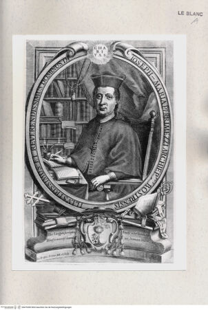 Vorderseite von Istituto Nazionale per la Grafica [http://creativecommons.org/publicdomain/mark/1.0/] Bildnis des Erzbischofs Giuseppe Maria Perrimezzi - , bh470389. Foto.