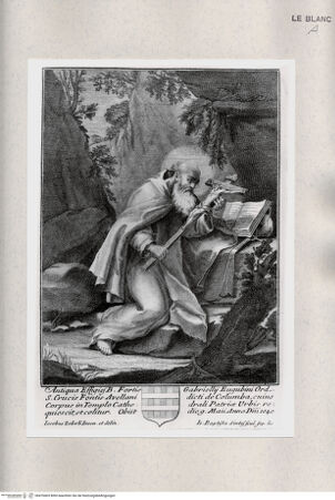 Vorderseite von Istituto Nazionale per la Grafica [http://creativecommons.org/publicdomain/mark/1.0/] Der selige Fortis von Gubbio in der Wildnis - , bh470403. Foto.