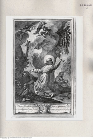Vorderseite von Istituto Nazionale per la Grafica [http://creativecommons.org/publicdomain/mark/1.0/] Die Stigmatisation des heiligen Franz von Assisi - , bh470408. Foto.