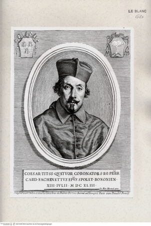 Vorderseite von Istituto Nazionale per la Grafica [http://creativecommons.org/publicdomain/mark/1.0/] Kardinal Cesare Facchinetti - , bh470585. Foto.