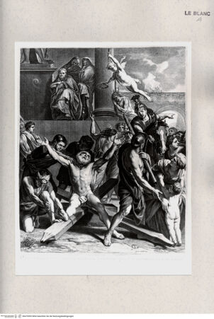 Vorderseite von Istituto Nazionale per la Grafica [http://creativecommons.org/publicdomain/mark/1.0/] Die Marter des heiligen Andreas - , bh470593. Foto.