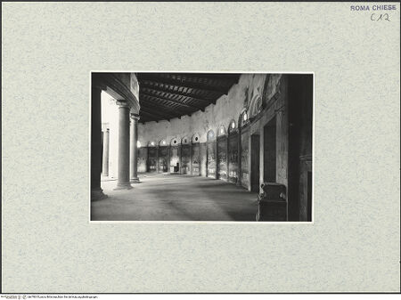 Vorderseite von ICCD [https://www.deutsche-digitale-bibliothek.de/content/lizenzen/rv-ez/] Santo Stefano RotondoDeambulatorium - Deambulatorium, nördlicher und nordwestlicher Sektor, bh470615_recto. Foto.