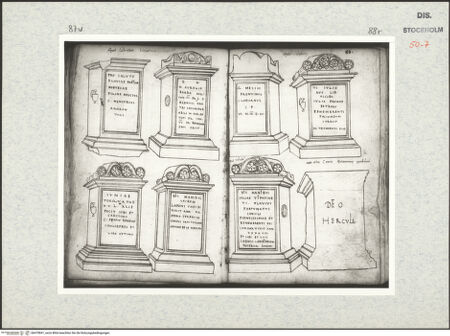 Vorderseite von Corbett, Spencer [https://www.deutsche-digitale-bibliothek.de/content/lizenzen/rv-ez/] Santo Stefano Rotondo - Mauer zwischen dem nordwestlichen Sektor und der ehemaligen nördlichen Kapelle (von unten rechts nach oben links), über römischen Mauern, Befestigung der Apsis (links unten); Ansicht aus Norden; während der Ausgrabungen 1961, bh470841_recto. Foto: Corbett, Spencer.