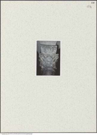 Vorderseite von unbekannt [https://www.deutsche-digitale-bibliothek.de/content/lizenzen/rv-fz/] Kapitelle des Langhauses - Kapitell im Langhaus, bh470910_recto. Foto.