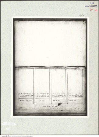 Vorderseite von Kungliga Biblioteket [https://www.deutsche-digitale-bibliothek.de/content/lizenzen/rv-ez/] Inscriptionum antiquarum (Codex Holmiensis)Grabinschriften von Staufergräbern im Dom von Speyer - , bh471340_recto. Foto.