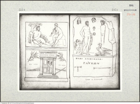 Vorderseite von Kungliga Biblioteket [https://www.deutsche-digitale-bibliothek.de/content/lizenzen/rv-ez/] Inscriptionum antiquarum (Codex Holmiensis)Römischer Votivstein, in Rom, Quirinal - , bh471374_recto. Foto.