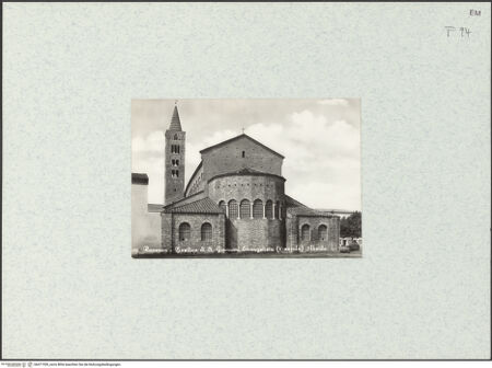 Vorderseite von unbekannt [https://www.deutsche-digitale-bibliothek.de/content/lizenzen/rv-fz/] San Giovanni EvangelistaAußenbauApsis und Ostbau - Ansicht von Osten, bh471559_recto. Foto.