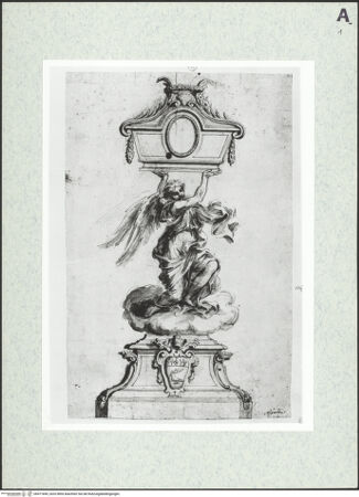 Vorderseite von Istituto Nazionale per la Grafica [https://www.deutsche-digitale-bibliothek.de/content/lizenzen/rv-ez/] Studie für einen Reliquienschrein - , bh471849_recto. Foto.