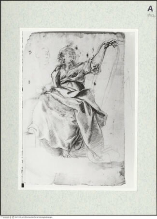 Vorderseite von Istituto Nazionale per la Grafica [https://www.deutsche-digitale-bibliothek.de/content/lizenzen/rv-ez/] Studie für die Justizia - , bh471859_recto. Foto.