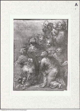 Vorderseite von Istituto Nazionale per la Grafica [https://www.deutsche-digitale-bibliothek.de/content/lizenzen/rv-ez/] Kniende Frauen - , bh471904_recto. Foto.