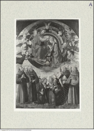 Vorderseite von unbekannt [https://rightsstatements.org/page/CNE/1.0/] Marienkrönung - , bh472658_recto. Foto.