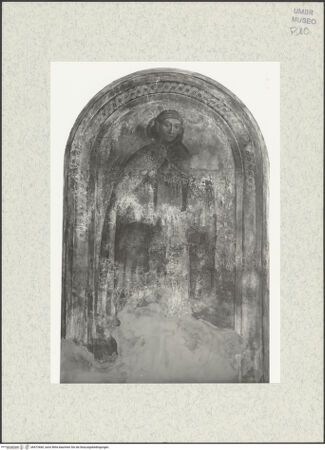 Vorderseite von unbekannt [https://www.deutsche-digitale-bibliothek.de/content/lizenzen/rv-ez/] Der heilige Bernhardin von Feltre (?) - , bh472660_recto. Foto.